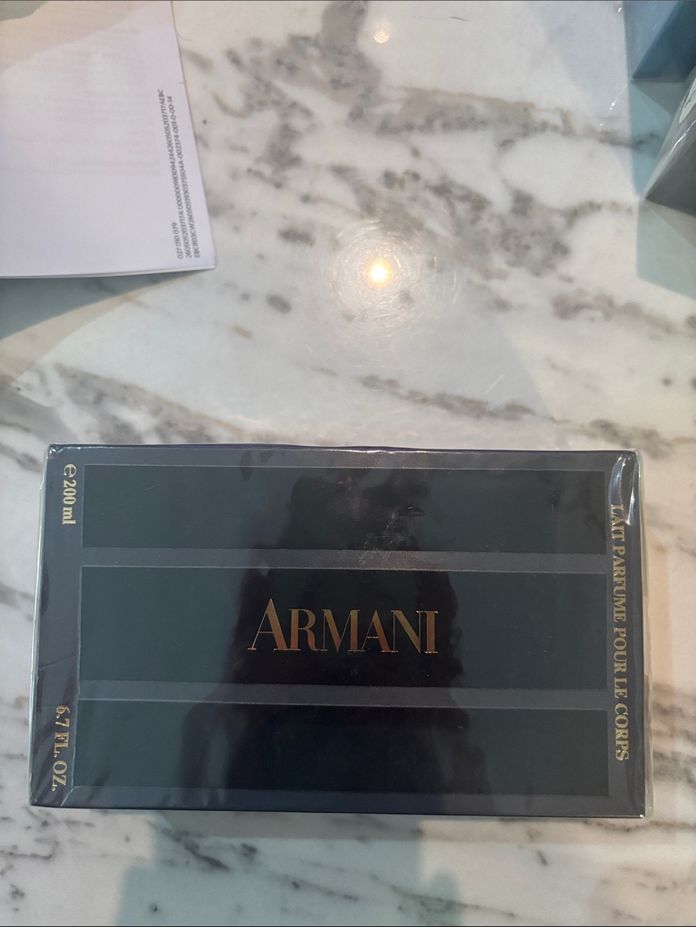 Giorgio Armani Black and Gold Decorative Box Accent